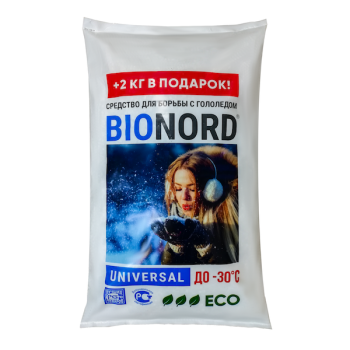 Бионорд Универсал -30, противогололедный материал в грануле, 23 кг