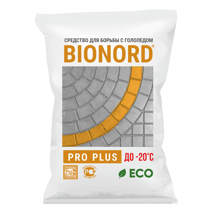 Бионорд PRO PLUS, противогололедный материал в грануле 23 кг
